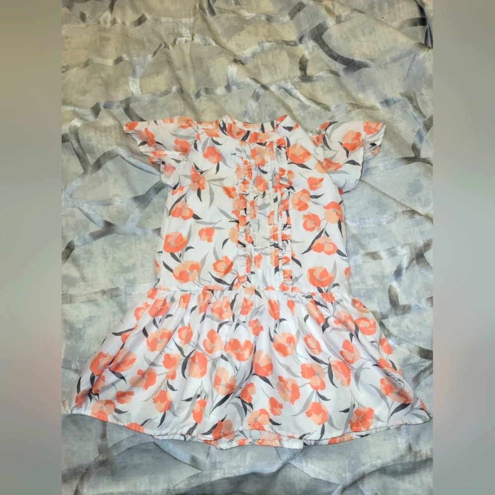 JANIE AND JACK Girl’s Floral Ruffle Dress Size 3